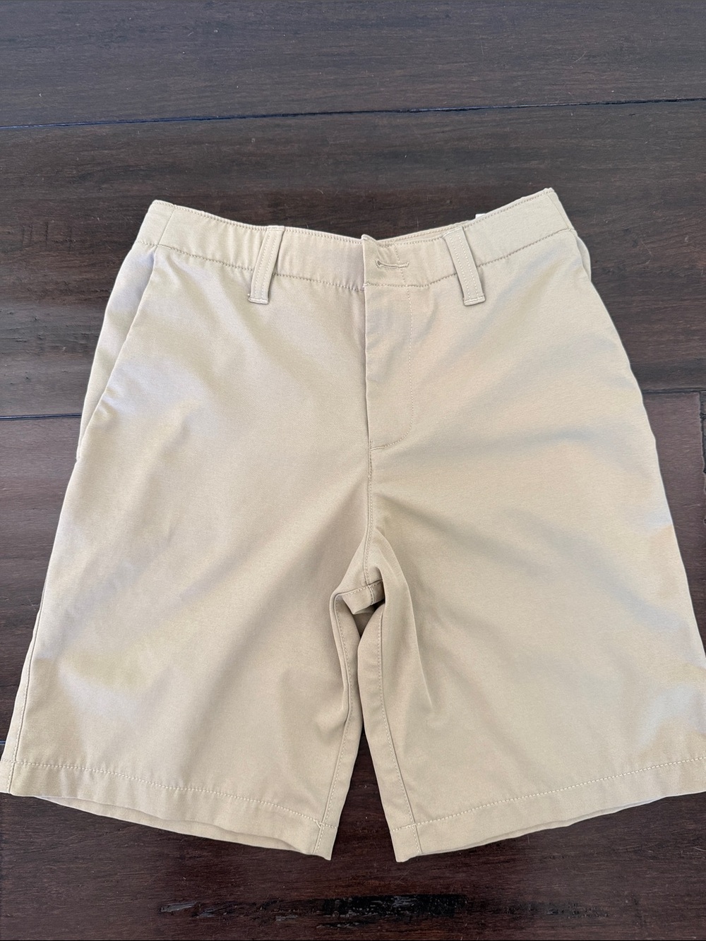 Boys Khaki Stretch Performance Shorts